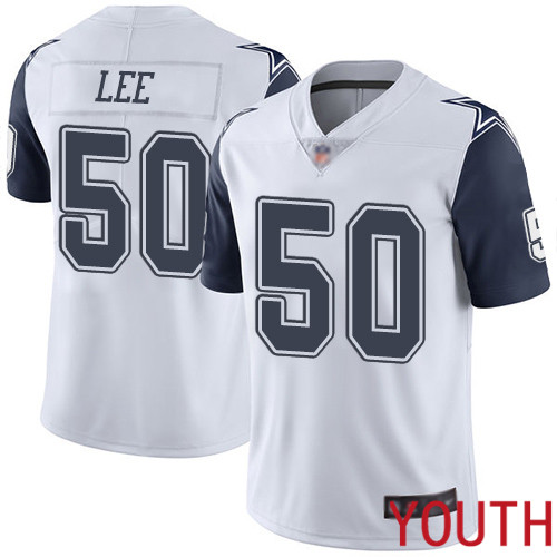 Youth Dallas Cowboys Limited White Sean Lee #50 Rush Vapor Untouchable NFL Jersey->dallas cowboys->NFL Jersey